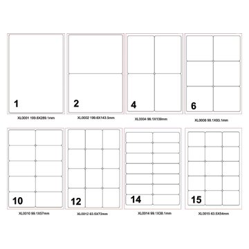 Uzlīmes uz A4 lapām